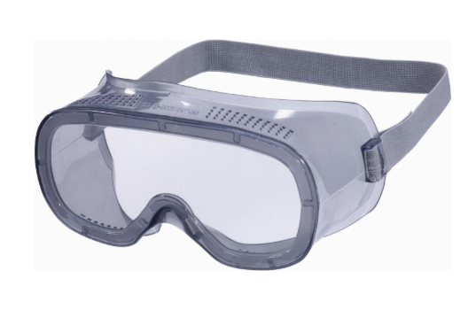 Goggles Clear Poly-carbonate With Direct Vent -  Muria